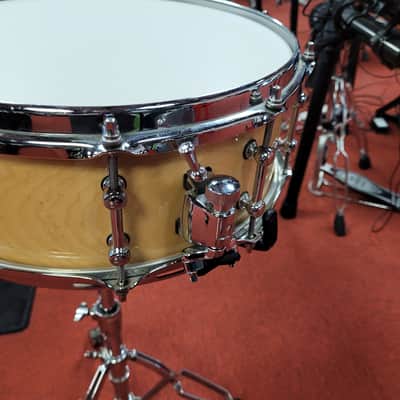 Tama LMP1455SMP 5.5x14" S.L.P. Series Classic Maple Snare Drum 2012 - Present - Natural image 4