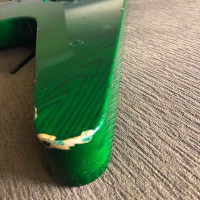 Esp  Logan mader custom shop  1996 Green V image 9