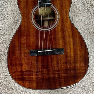 Recording King RP2-729-C All Solid Koa OO Size Cutaway Acoustic Guitar with case image 3