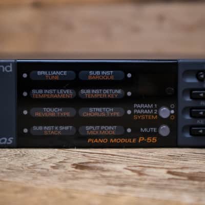Roland P-55 Sound Canvas P55 Desktop Piano Module U284490 image 5