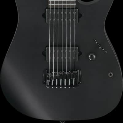 Ibanez RG Iron Label 6 String Electric Guitar - Black Flat (RGIXL7BKF) image 12
