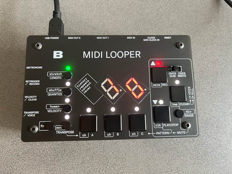 BASTL Instruments Midi Looper 2013 - 2020 - Black imagen 1