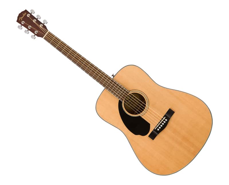 Used Fender CD-60S Dreadnought LH Acoustic Guitar - Natural w/ Walnut FB image 1