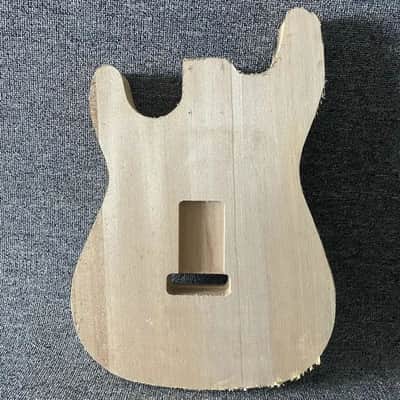 SSS Unfinished Strat Style Guitar Body image 7