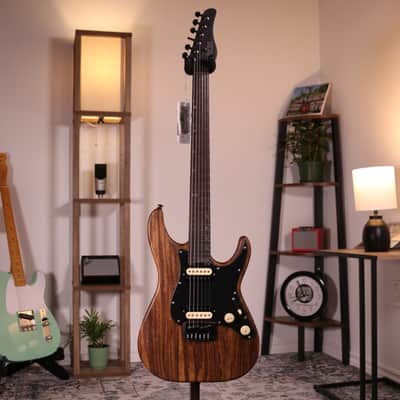 Schecter Sun Valley Super Shredder Exotic - Ebony Fingerboard, Black Limba image 16