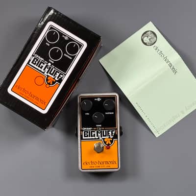 Electro-Harmonix Op Amp Big Muff Pi Reissue 2017 - Present - Black/Orange image 1
