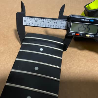 Moses Graphite Jazz Bass Neck Year Unknown  - Matte Black image 10