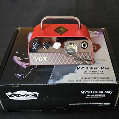 Vox Brian May Signature MV50 50-Watt Guitar Amp Head 2023 - Red image 4