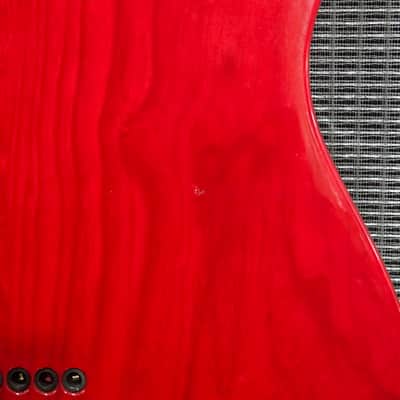 Fernandes TE-85T 1990s - Transparent Cherry Red Upgraded! image 16