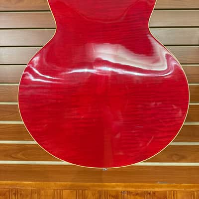 Heritage Custom Shop Core Collection H-535 Electric Guitar with Case, Trans Cherry — HRT-011113111 image 5