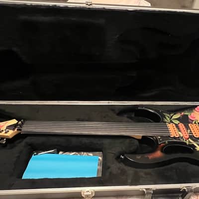 Ibanez JEM77-FP Steve Vai Signature 1997 - Black Floral Pattern image 15