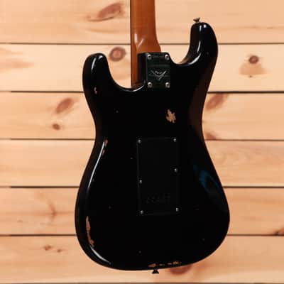 Fender Custom Shop Limited Roasted 1960 Dual Mag Stratocaster - Aged Black-CZ567439 image 6