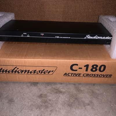 Studiomaster C180 Active Crossover Unit 1U Rack Processor image 1