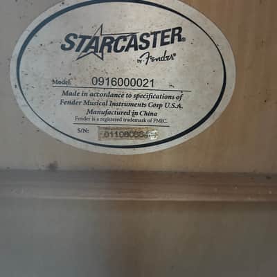 Fender Starcaster - natural image 13