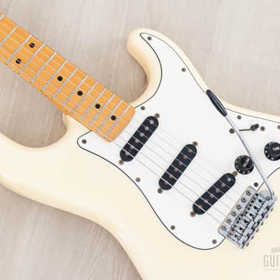 1984 Fender Stratocaster ‘72 Vintage Reissue ST72-55 Olympic White E-Serial, Japan MIJ Fujigen image 7