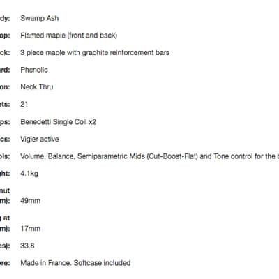 Vigier Passion 6 Series III Trans Black image 14