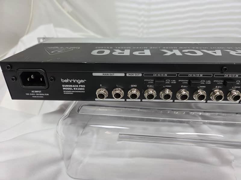 Behringer Eurorack Pro Model RX1602 Mixer | Reverb