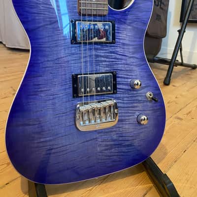 G&L Asat Tribute Deluxe Blueburst 2015 - Satin image 3