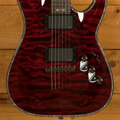 Schecter Hellraiser C-1 - Rosewood - Black Cherry image 1