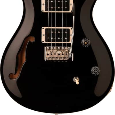 PRS CE 24 Semi-Hollow Electric Guitar, Rosewood Fingerboard, Black image 1