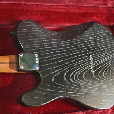 Custom Build HH Tele-Style w/Black Ceruse Nitro Finish & Seymour Duncan Antiquity Alnico II PUs image 7