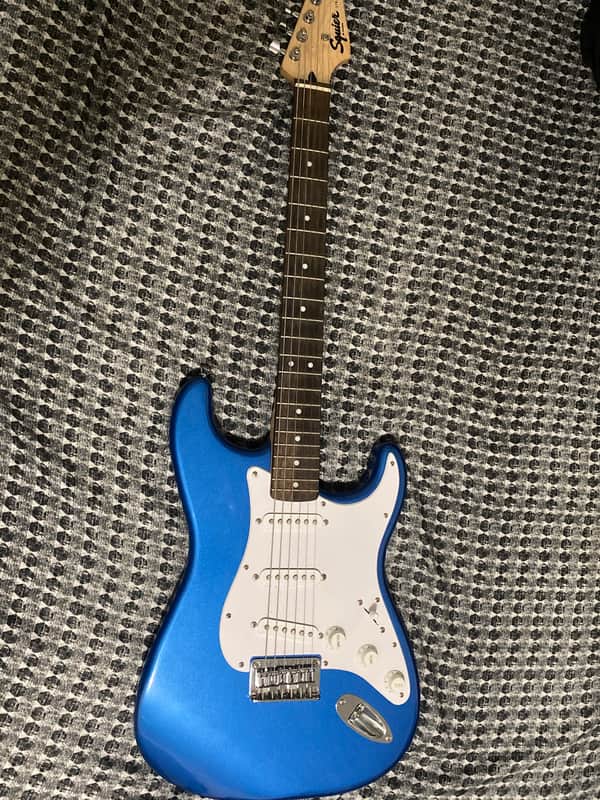 Squier Bullet Hardtail Stratocaster Mid-2000s - Lake Placid Blue image 1