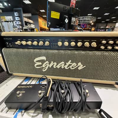 Egnater Renegade 65w 2-Channel Guitar Head -Blonde -with original footswitch image 2