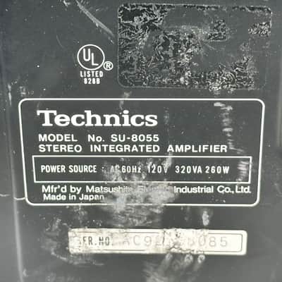 Technics SU-8055 Stereo Integrated DC Amplifier image 11