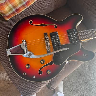 Immagine Aria Diamond 1242 Vintage Hollow Electric Guitar MIJ Japan ES335 - 2