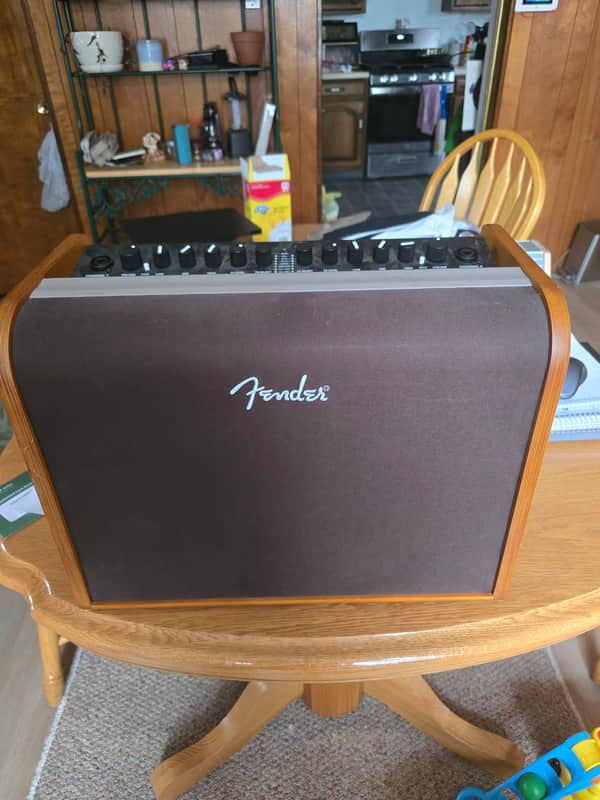 Fender Acoustic 100 2-Channel 100-Watt 1x8" Acoustic Guitar Amp 2017 - Present - Natural Blonde image 1