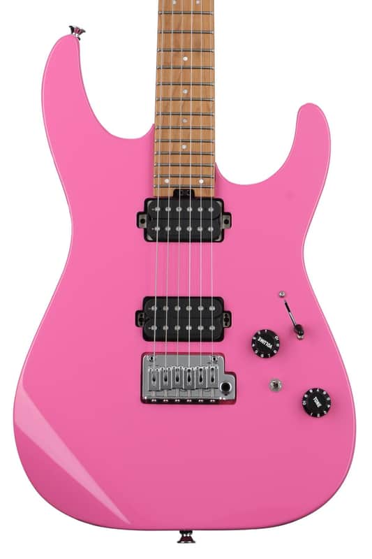 Charvel Pro-Mod DK24 HH 2PT CM Electric Guitar - Bubblegum Pink Bild 1