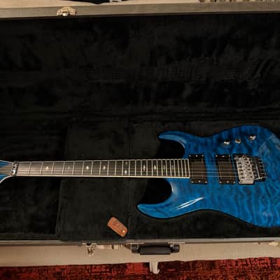 B.C. Rich Custom Shop ASM1 Archtop 2003 - Trans Blue Gloss image 1