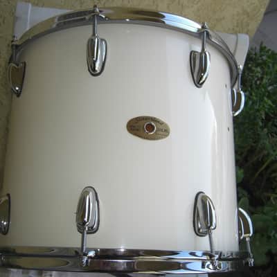 Slingerland HSS Lite 90s era White Lacquer Rack Tom 15X13 Stick Saver Hoops Beautiful NOS Cond! image 6