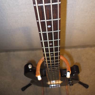 1983 ARIA Thorsound TSB-350 "Duran Duran" bass, Black/natural, gig bag image 9