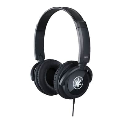 Yamaha HPH-100B Comfortable Dynamic Closed Back Headphones Black image 1
