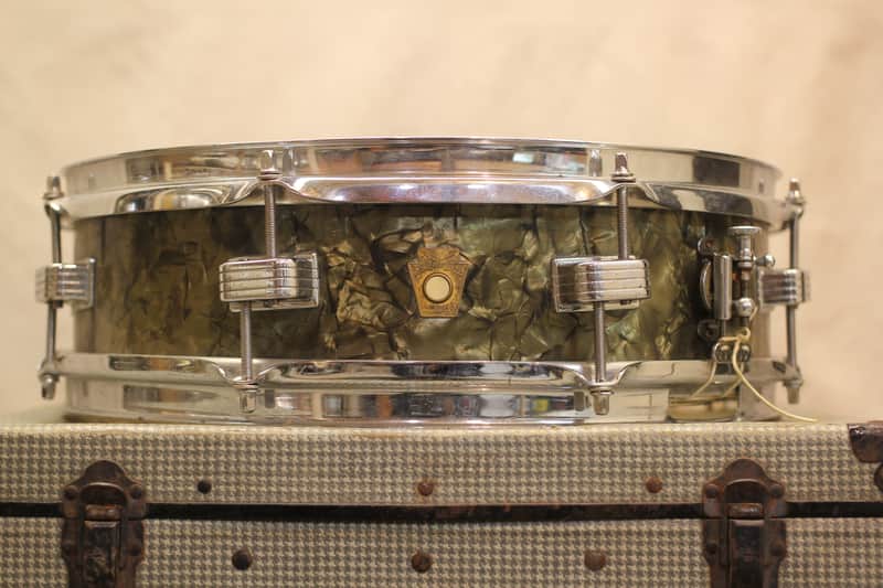 Ludwig No. 906 Downbeat 4x14" 8-Lug Piccolo Snare Drum 1960 - 1968 image 3