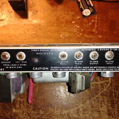 1979 Fender Vibrolux Reverb Chassis image 6