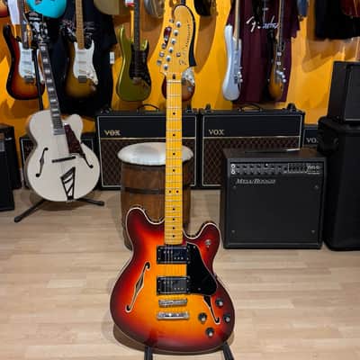 Fender - Modern Player Starcaster 3 Tone Sunburst - Maple ( No Case Or Bag) - USED image 1