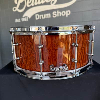 Ludwig Universal Beech 6.5x14 Snare Drum in Exotic Sapele Veneer (Rm4) image 5