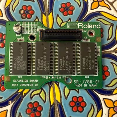 Roland SR-JV80-01 Pop Expansion Board 1990s - Green image 2