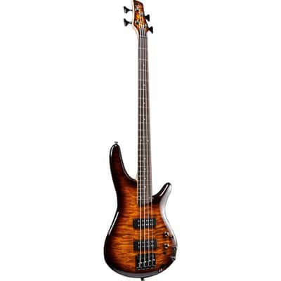 Ibanez SR400EQM SR Standard Series Electric Bass - Dragon Eye Burst image 3