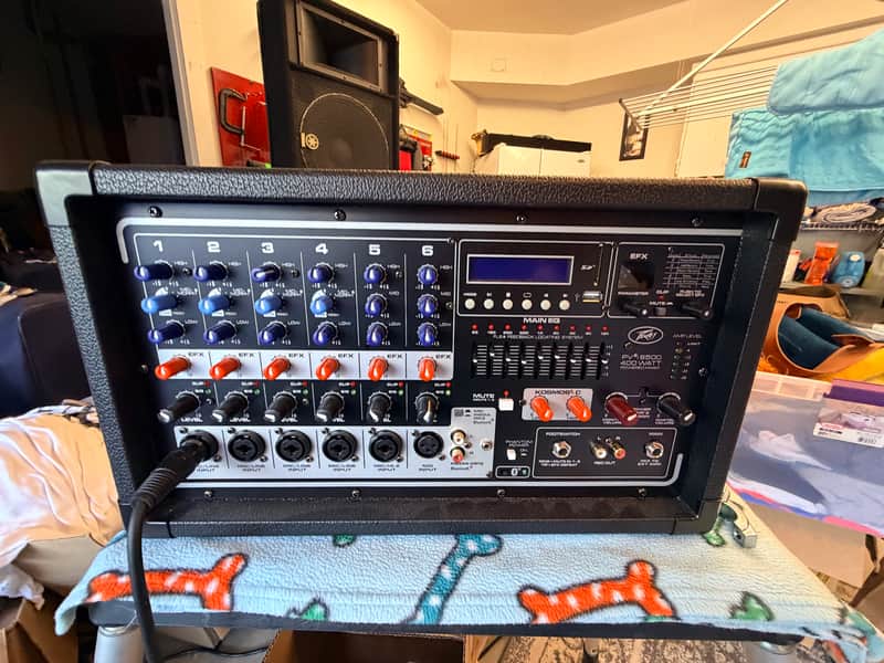 Peavey PVi 6500 Powered Mixer 2010s - Black image 1