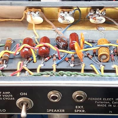1964 Fender Princeton Blackface AA964 Guitar Combo image 5