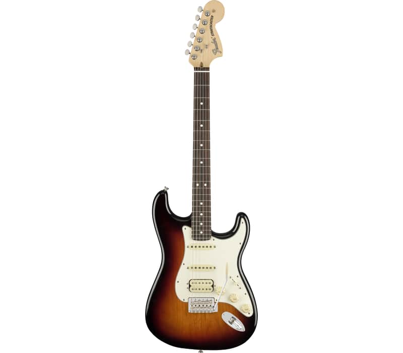 Fender American Performer Stratocaster HSS with Rosewood Fretboard 2018 - Present - 3-Tone Sunburst