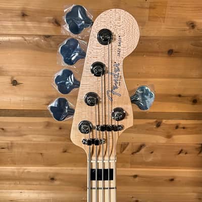 Fender Custom Shop Custom Classic V Electric Jazz Bass Guitar - Violin Burst image 3