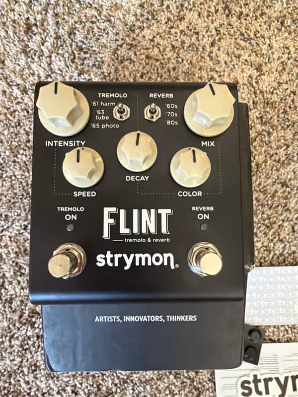 Strymon Flint Reverb and Tremolo V2 2022 - Present - Black image 1