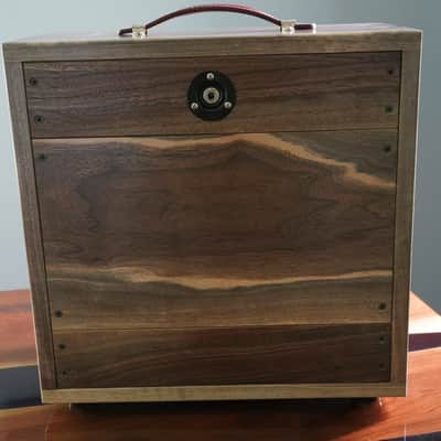 Van Gundy Guitars Custom 1x12" Speaker Cabinet- Solid Black Walnut image 8