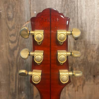 Guild F45CE-S6 1990 - Cherry Sunburst image 8