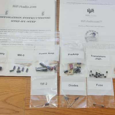 KLH model 24 restoration kit filter capacitor repair rebuild fix image 2