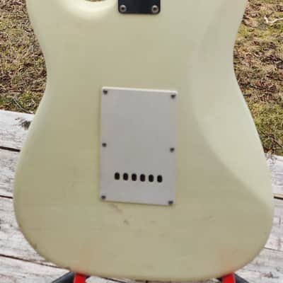 Fender Transitional Period (MIJ to MIM) Fujigen Stratocaster Olympic White 1990 MIM image 6